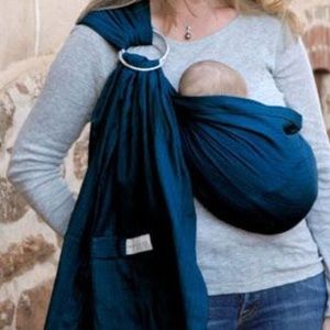 SOLD Maya Wrap Ring Sling in Twilight Blue